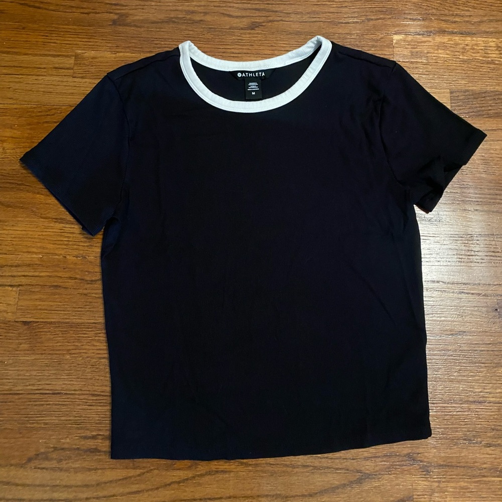 Signature Rib Crop Tee - Picture 4 of 5